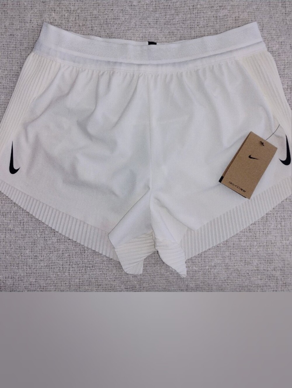 Nike Women's Pleated Athletic Shorts White Like New